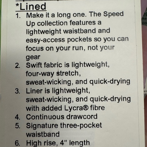 LuLuLemon - Speed Up HR Short 4"' *Lined - Picture 3 of 4
